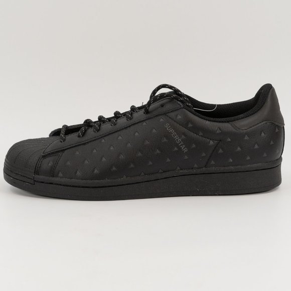 Adidas Pharrell Williams x Superstar \'Black Future\' 2020 GY4981 Leather Sneakers